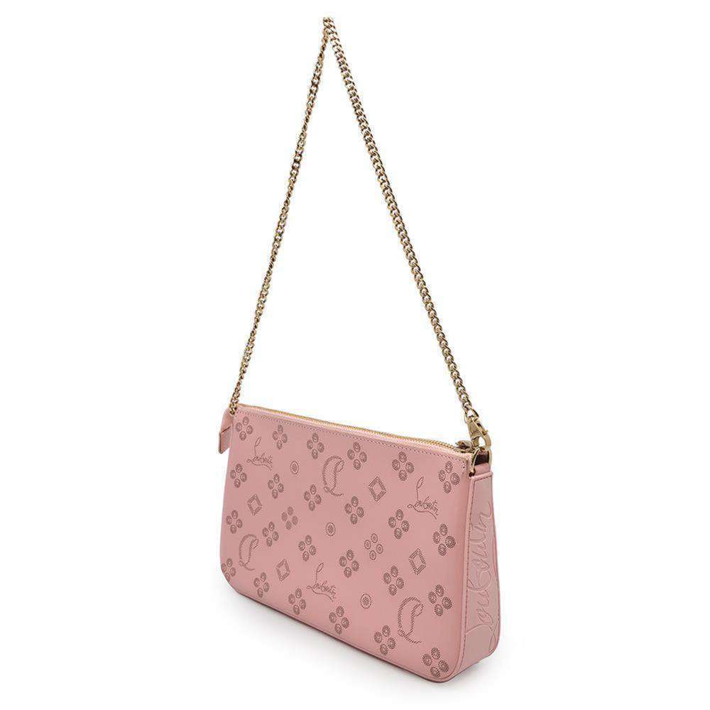 CHRISTIAN LOUBOUTIN Clutch Bag Rubira Zip-up Leather 3225038 2way Chain Shoulder - Picture 2 of 14